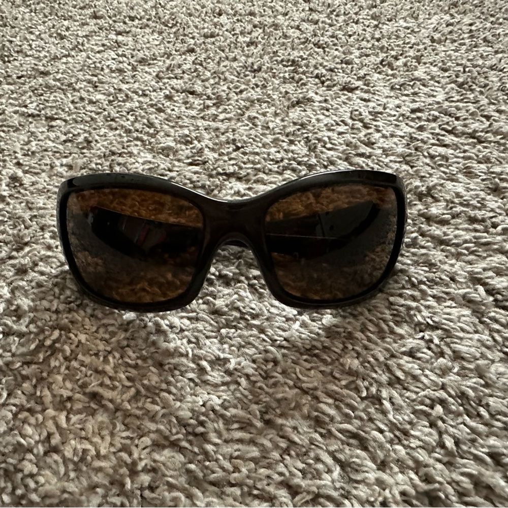 Oakley women’s sunglasses , brown metallic with auburn lenses